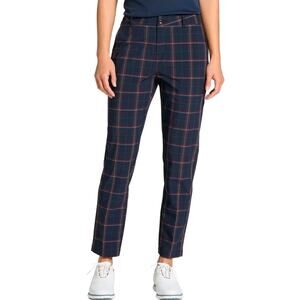 Walter Hagen Golf Womens Clubhouse Traditional Plaid ankle golf pants Size 10